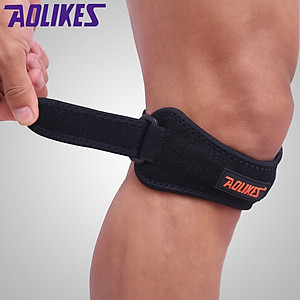 Đai bảo vệ đầu gối AOLIKES A-7918 đệm silicone hỗ trợ xương bánh chè Magnetic Knee Support Belt