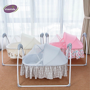 Nôi điện cho bé điều khiển từ xa kết hợp nhạc trắng ru ngủ Mastela SG239 - Nôi cho bé sơ sinh tới 2 tuổi bảo hành 12 tháng