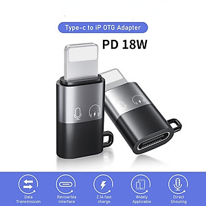[ Type C  Adapter ] Đầu chuyển type C sang USB 3.0  / iP hỗ trợ OTG cho điện thoại tablet laptop UA17 _ hàng Nhập Khẩu
