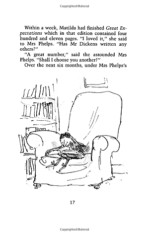 Sách Matilda (Roald Dahl, Illustrated by Quentin Blake)