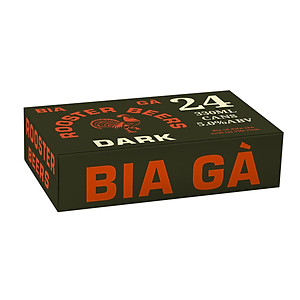 Thùng Rooster Beers Dark (Bia Gà) 24 Lon (330ml/Lon)