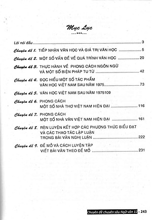 Sách Chuyên Đề Chuyên Sâu Bồi Dưỡng Ngữ Văn Lớp 12