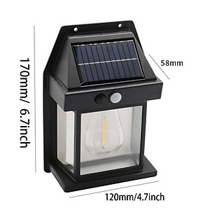 Đèn Tích Điện Năng Lượng Mặt Trời Siêu Sáng, Đèn Cảm Ứng Năng Lượng Mặt Trời Chống Thấm Nước