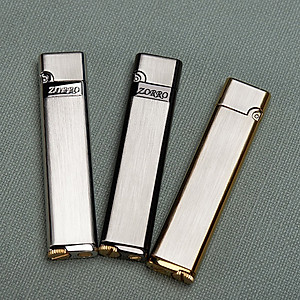 Vỏ Hột Quẹt Bật Lửa Xăng Đá Zorro Z668-002 Kiểu Dáng Nhỏ Gọn Tiện Lợi FULL BOX