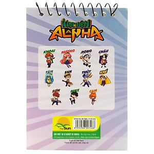 Sổ Lò Xo The Sun Học viện Alpha