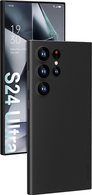 Ốp lưng lụa cho SamSung Galaxy S24 Ultra 5G chính hãng Memumi siêu mỏng, chống vân tay, bảo vệ camera sau - Hàng chính hãng