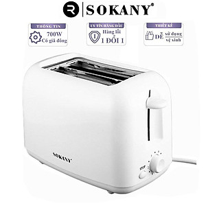 Máy nướng bánh mì sandwich SOKANY 6 nấc nảy tự động làm bữa sáng tiện lợi - HÀNG CHÍNH HÃNG - DELIYA