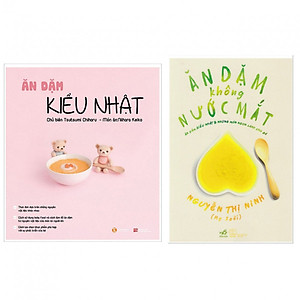 Combo Ăn dặm kiểu Nhật + Ăn dặm không nước mắt ( Bộ 2 cuốn ) + Tặng kèm Bookmark