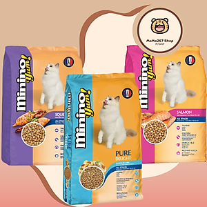 Thức ăn cho mèo MININO YUM 1.5kg nhiều hương vị