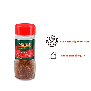 Ớt Vảy Natas Hũ 50g-Bột Gia Vị Tiện Dụng