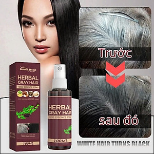 Tinh Chất Dầu Dưỡng Thảo Dược Xịt Đen Tóc Vĩnh Viễn – Giải Pháp Phục Hồi Tóc Bạc Tại Nhà Hiệu Quả