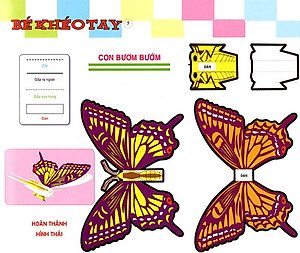 Sách Cắt Và Dán Hình 3D - Bé Khéo Tay - Đại Bản Doanh Vui Vẻ