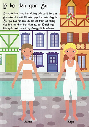 Sách Dán Hình Sáng Tạo Trang Phục Búp Bê - Trang Phục Các Nước 1