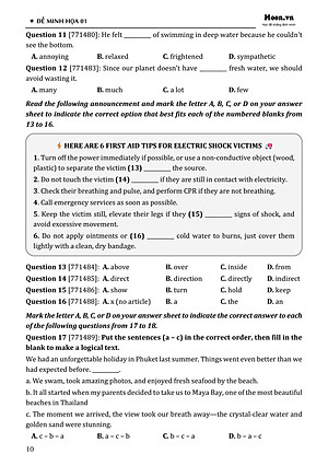 Sách - 80 Đề Minh Họa Thi Vào 10 - Môn Tiếng Anh