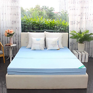 Nệm Bông Ép Gấp 3 Edena Cao Cấp-Độ cứng cao -Bảo hành 5 năm