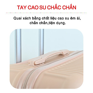 Vali Du Lịch Cao Cấp Size 24inch - Bảo Hành 5 Năm  KS-T01 - Xanh lam nhạt