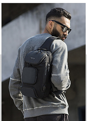 Túi đeo chéo đeo ngực nam cao cấp phong cách châu âu