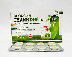 VIÊN NGẬM THẢO DƯỢC DƯỠNG ÂM THANH PHẾ - GIÚP HẠN CHẾ HO NHIỀU, GIẢM ĐAU RÁT HỌNG, KHẢN TIẾNG MẤT TIẾNG - HỘP 24 VIÊN