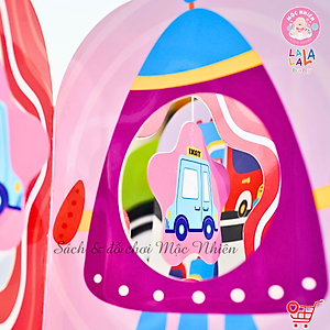 Sách âm thanh Lalalook đồ chơi kích thích thị giác não bộ phát triển cho bé sơ sinh Lalala baby