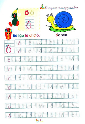 Chuẩn Bị Cho Bé Vào Lớp 1 - Tập Tô Chữ Cái - Quyển 3 (Tái Bản 2020)