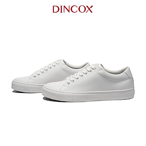Giày Sneaker Da Unisex DINCOX D20 White Năng Động Cá Tính