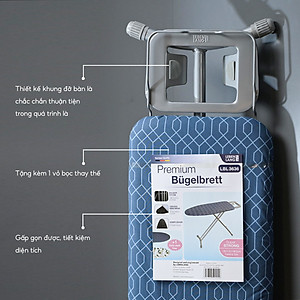 Bàn để ủi, cầu là quần áo dạng đứng khung bằng thép Lebenlang LBL3636 - hàng chính hãng