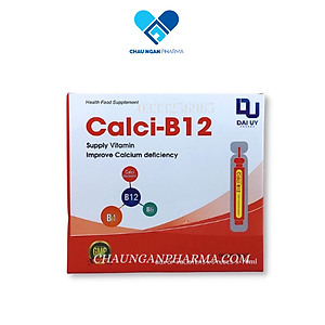 CALCI B12 Đại Uy (Hộp 20 ống nhựa)