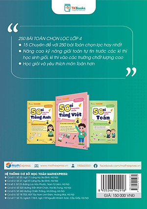 250 Bài Toán Chọn Lọc Lớp 4