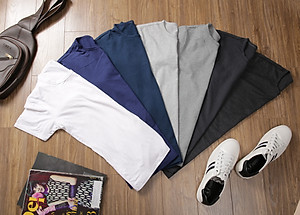 ÁO THUN BODY NAM 100% COTTON THIÊN NHIÊN - XÁM LÔNG CHUỘT