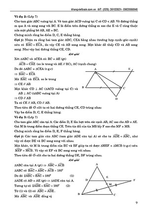 Sách Cẩm Nang Chứng Minh Ba Điểm Thẳng Hàng