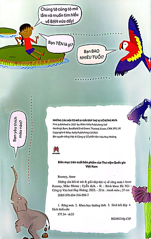 Sách Những câu hỏi tò mò & giải đáp thú vị về rừng mưa