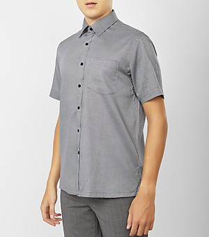 Áo sơ mi nam tay ngắn-V46-014525-GY5