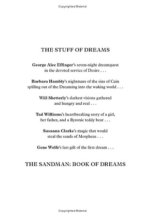 The Sandman Book Of Dreams