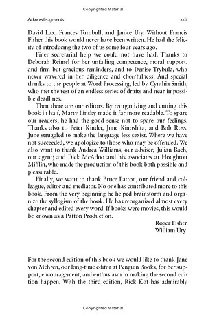 Sách Getting to Yes: Negotiating an agreement without giving in