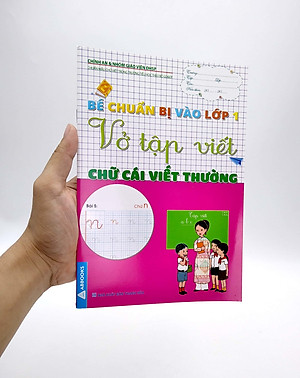 Bé Chuẩn Bị Vào Lớp 1 - Vở Tập Viết Chữ Cái Viết Thường