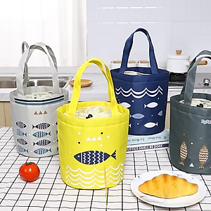 Túi Giữ Nhiệt Đựng Hộp Cơm Văn Phòng  Trụ Đứng Có Dây Buộc Miệng Chống Thấm YESURE Y1T1 - Hàng chính hãng