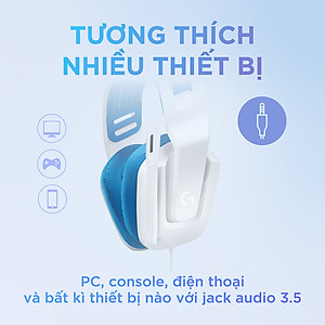 Tai Nghe Gaming Có Dây Logitech G335 - Hàng Chính Hãng