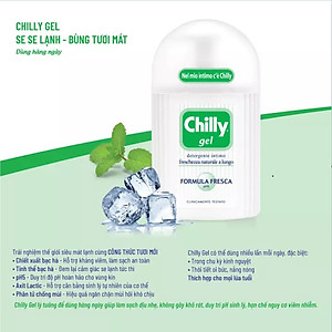 Dung Dịch Vệ Sinh Phụ Nữ Chilly Gel 200ml/chai - Hàng Chính Hãng Nhập Khẩu Ý