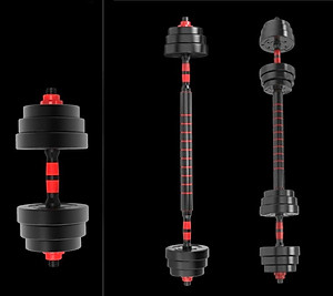 Bộ Tạ Tập Gym Tại Nhà 40kg - Bộ Tạ Tay Đa Năng Điều Chỉnh Cân Nặng - Kết Hợp Tạ Tay, Tạ Đẩy, Tạ Đòn - Phân loại (40kg) - Hàng Chính Hãng