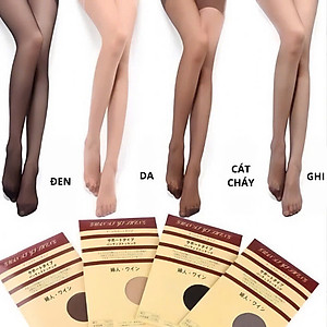 COMBO 2 Quần Tất, vớ quần tàng hình thêu sợi siêu mỏng, siêu dai Siêu Ấm MÀU ĐEN VÀ DA Văn Phòng Du Lịch Dã Ngoại Phượt