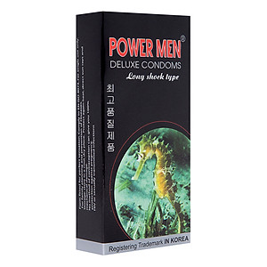 Bao Cao Su Powermen Cá Ngựa (Hộp 12 Cái)