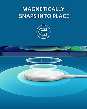 Đế sạc không dây từ tính ANKER PowerWave 7,5W - A2565 - Tương thích từ iPhone 12 trở lên.