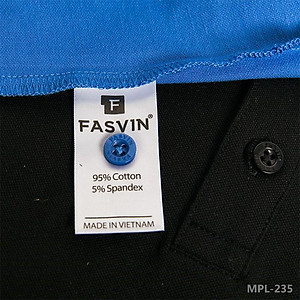 Áo polo nam Fasvin MPL235.HN ngắn tay có cổ chất cotton co giãn thoải mái