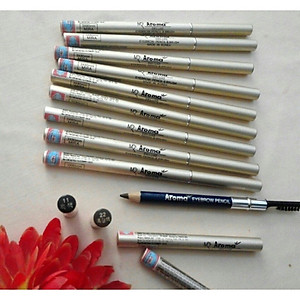 Chì vẽ mày sắc nét Aroma Eyebrow Pencil Hàn Quốc No.11 Balck tặng kèm móc khoá