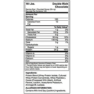 On Whey Gold Standard 10Lbs 4,5kg - Sữa bổ sung Protein, hỗ trợ phục hồi, tăng Cơ