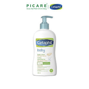 Sữa dưỡng ẩm dịu lành hằng ngày cho bé Cetaphil Baby Daily Lotion with Organic Calendula 400ml