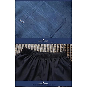 Bộ đũi nam trung niên, bộ quần áo trung niên nam cho bố