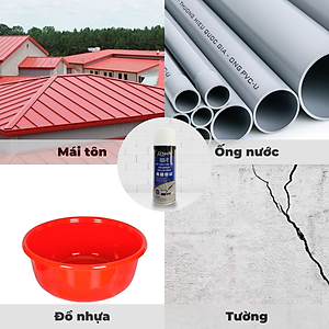 Bình Xịt Chống Thấm Trần Nhà, Tường Ngoài, Mái Tôn, Tạo Lớp Phủ Chống Nước Chống Rò Rỉ O'tech BX-7 - Hàng Chính Hãng