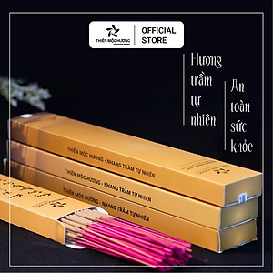 Nhang trầm hương tự nhiên Thiên Mộc Hương | Loại 12 Năm | Không cay mắt, Không Ngứa Mũi, Thơm Nhẹ, Dễ Chịu, An Toàn sức khỏe
