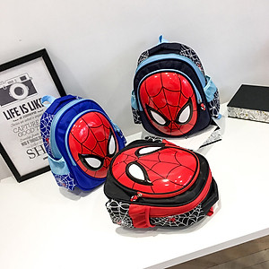 Balo Cho Bé Trai Từ 1 Đến 6 Tuổi Đi Học Người Nhện Chống Thấm Nước - BEE GEE HS1023